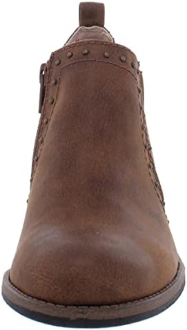 WHITE MOUNTAIN Shoes DENTON Women's Heel, COGNAC/WAXY/FABRIC, 11 M Review | Image 1