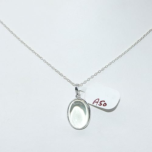 Pendentif en améthyste verte naturelle et argent massif - 2