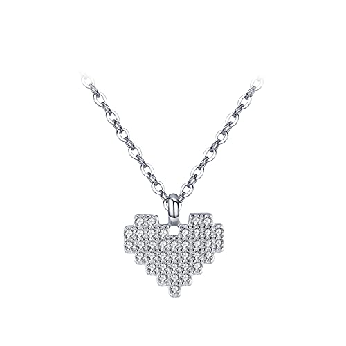Collier cœur étincelant pour femmes : le cadeau de mariage idéal
