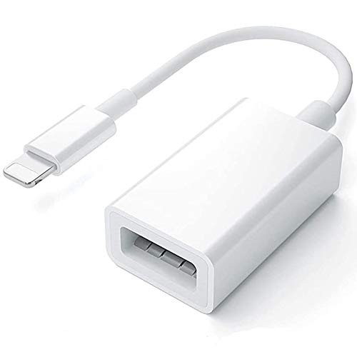 Adaptador de cámara USB, Adaptador de Cable de sincronización de Datos OTG Hembra USB 3.0 Compatible con iPhone 11/X/iPad Air Pro Mini, Lector de Tarjetas de Soporte, Teclado, Unidad Flash USB, Mouse