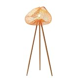 Abat-jour tricoté à la main en bambou à la main LED Nordic Creative Lampes sur pied simples for salon luminaires