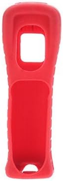 NingB Protective Silicon Case for Wii/Wii U Remote Controller (Red) (Renewed)