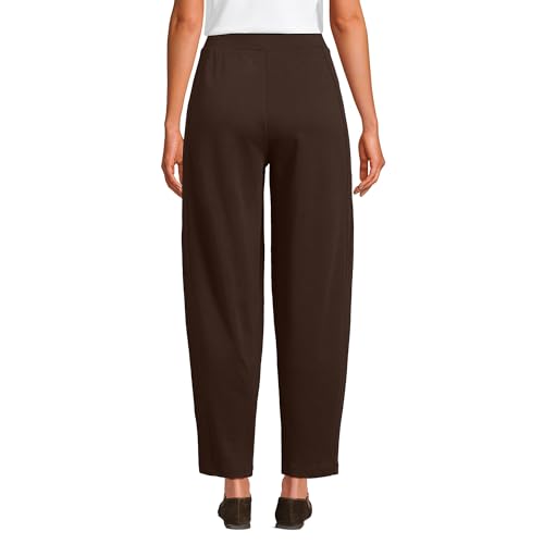Lands' End Women's Sport Knit High Rise Barrel Ankle Pants2