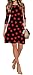 Roshop Easter Bunny Dresses Women Casual Long Sleeve Cute Bunny Tunic Holiday Dress