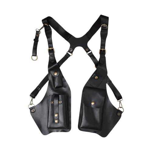 Sac gilet multi-poches unisexe au design vintage et urbain - 5