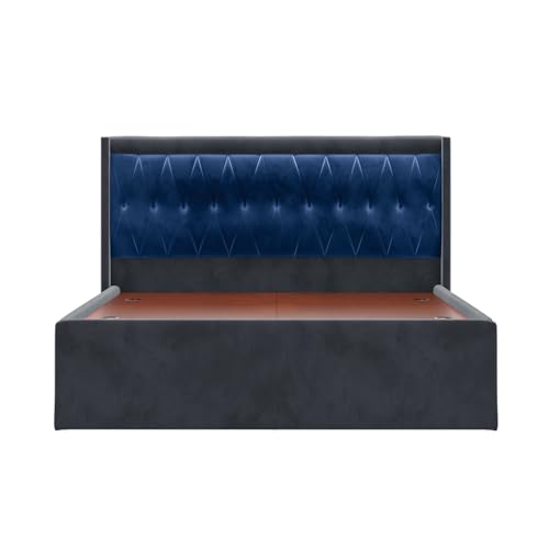 Image of Wakefit Asterion Queen Size Storage Upholstered Bed