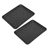 DEARMAMY 2個 多機能防水プラスチックトレー 屋内外兼用 シューズ ブーツ収納マット 靴底乾燥促進 耐久素材 靴置きトレー