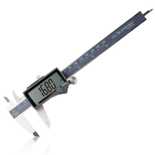 Clockwise Tools IP54 Grade Digital Caliper, DCLR-0605 0-6" /150mm...