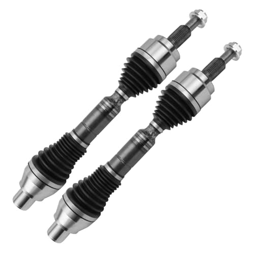 Image of Detroit Axle - 2pc 4WD Front CV Axles for 2006-2010 Dodge Ram 1500, 2011 Ram 1500, 2007 2008 2009 CV Axle Shafts Assembly Replacement