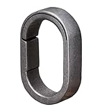  Runder Titan-Clip, fester Titanring, Titanring, Ring, Hilfsschnalle aus Titan, Schlüssel für Anhänger, multifunktionaler Stall und ein Clip