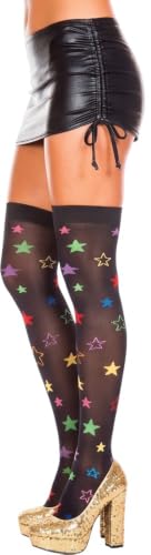 Image of ToBeInStyle Women's Fun Rainbow Harlequin Polka Dot Acrylic Socks