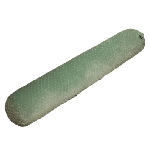 LPACXBYD Housse Coussin Cylindrique Taie d'oreiller Longue sans Remplissage, Housse en Velours de Haricots, Rouleau Cervical, Appui-tête, Cylindre Couchage latéral(A,130CM (Without Core))