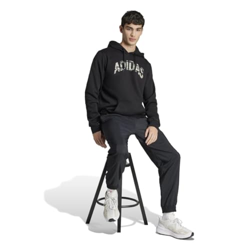 adidas Men's Size Codes Camouflage Linear Graphic Hoodie3