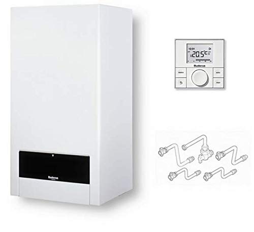 Buderus Paket W21 Logamax U154-24(K) Gas Kombi Heiztherme Etagenheizung RC200