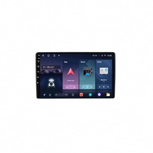 Radio de coche 2 DIN para Peugeot Boxer 2011-2015 con Carplay y 4G+64G