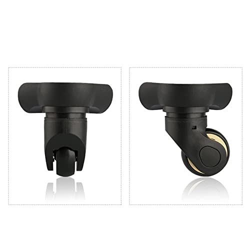 Luggage Wheels,Universal Luggage Casters,1 Pair Luggage Wheel Replacement Spare Spinner Caster for Suitcase Wheel Repair (W048)2