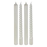 Un toque romántico: dale un toque romántico con una cena a la luz de las velas con tu ser querido. Con un ajuste universal, se adaptan a la mayoría de candelabros y candelabros, perfecto para uso en interiores y exteriores.