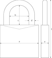 ABUS Vorhängeschloss Messing 70/45HB63 mit hohem Bügel - wetterfest - Messing-Schlosskörper - schlagzähe Kunststoffummantelung - ABUS-Sicherheitslevel 5 – Ansicht 4
