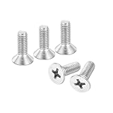 QUARKZMAN 20 Stück M4-0.7x12 Maschinenschrauben Phillips Linsenkopf Kreuzschlitzschrauben Befestigungselemente Schrauben 304 Edelstahl Silber Für Wandsteckdose Hausreparaturen