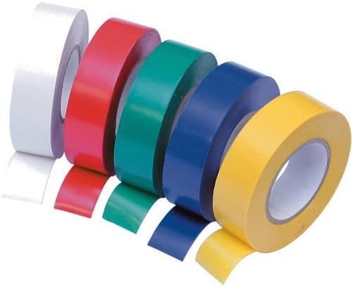 Orret Home 5 Adet Elektrik Bandı,Pvc Bant,10 Metre (Renkli)