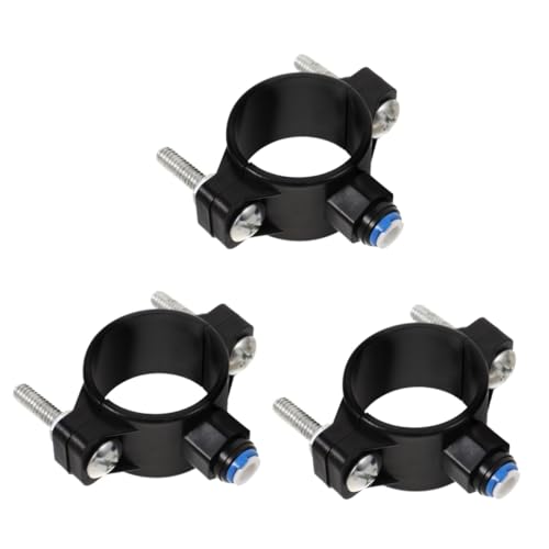 OSALADI 3pcs 1/4 Inch Quick Connect Drain Saddle Valve Clamp Plastic Water Filter Clamp for System