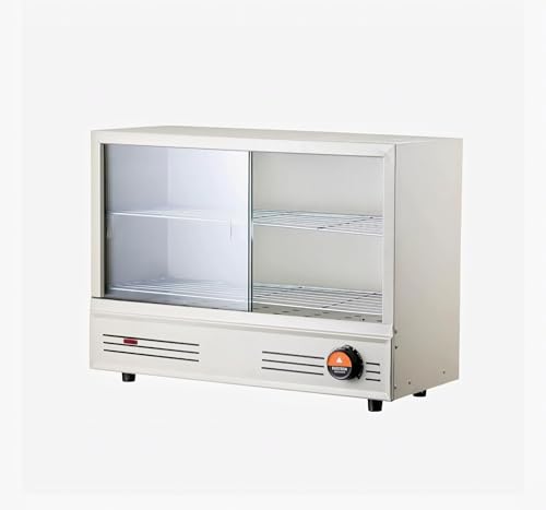 Image of Electric Hot Case Petiz Oven,Food Warmer with Sliding Door 750W Temperature Control up to 150C Black 43x60x25 cm