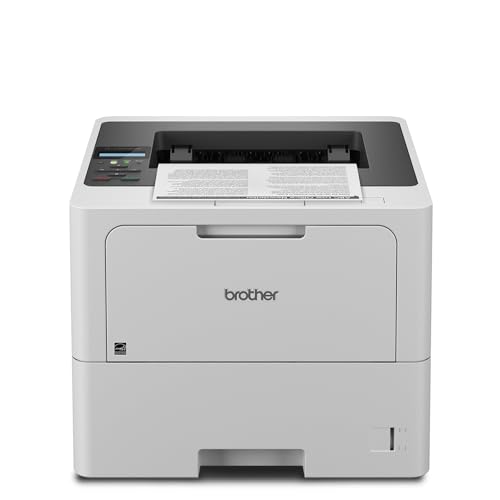 Brother HLL6210DW Business Monochrome Laser Printer with Large Paper Capacity, Wireless and Gigabit Ethernet Networking, Advanced Security Features and Mobile Printing (Renewed Premium) by Brother - Used condition - US$258.34