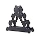Lloopyting Neoprene All-Purpose 3-Tier Dumbbell Rack Stand, Dumbbell Rack Stand 3 Tier for Strength Training (Black 3)
