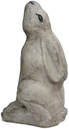 Moon Gazing Hare Statue, Jill/Doe Garden Ornament, Cornwall Stoneware, Home and Garden Decoration, All Weather Gift Idea