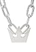 DAZCOS Halloween Cosplay Costume Sora Crown Necklace (Silver)