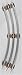 Lionel O-27 Scale 27 Inch Diameter Curved Track Section
