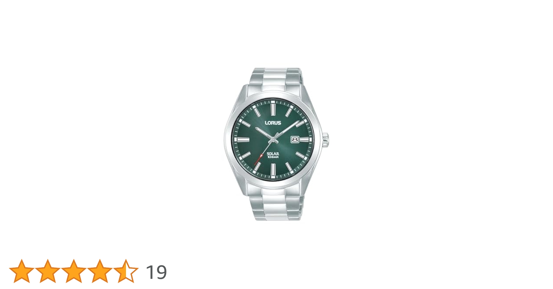 Seiko Men Analog Quartz Watch with Metal Strap RX331AX9
