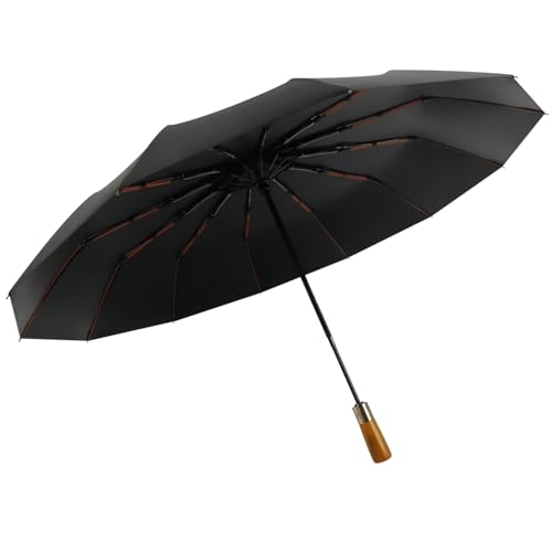 Parapluie solide contre la pluie battante et le vent fort modèle grand format