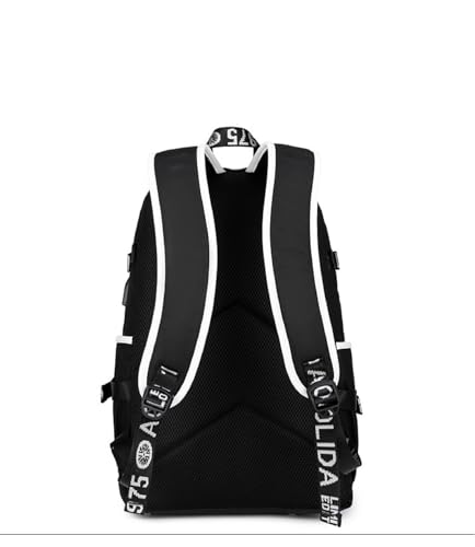 ISaikoy Anime Mashle: Magic and Muscles Backpack Mash Burnedead Bookbag Daypack School Bag Laptop Bag with USB Charging Port (Black 1)3