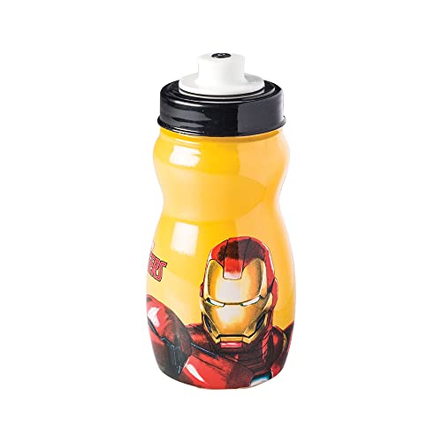 Plasútil 006200-768 Garrafa Squeeze 300 Ml Avengers Amarelo/Preto