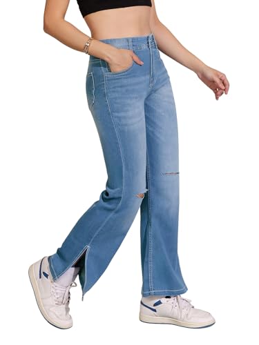Image of Dolce Crudo High Rise Bootcut Jeans for Women