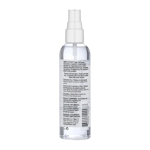 Simply Stylin Light Silk Spray sin aroma 4 Fl Oz miniatura 2