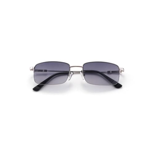 Myopia Distance Sunglasses Tinted Gray Men Women Lightweight Classic Half-frame UV Protection Nearsighted Glasses2