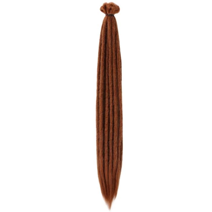 Miniatura 2 de Extensiones sintéticas de rastas, extensiones de cabello trenzado de ganchillo, extensiones de cabello trenzado para mujeres y hombres, 10 hebras