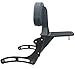 YHMOTO Passenger Backrest Sissy Bar with Luggage Rack for Kawasaki Vulcan 900 VN900 Classic Custom 2006-2025 (Black)