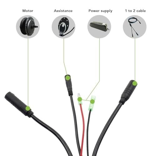 Pannello di controllo for scooter elettrico da 36 V, 48 V e 22 A con acceleratore a pollice, 8 magneti, sensore di assistenza alla pedalata regolatore per monopattino elettrico
