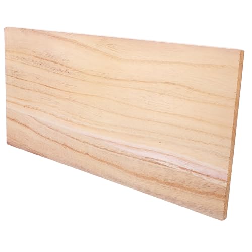 Hemobllo Tablero De Madera Maciza Rectangular para Manualidades y Bricolaje Panel Versátil para Divisor De Muebles y Estanterías Multiusos para Guardarropa Tablero Alta Durabilidad