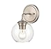 Millennium 9751-SN Transitional One Light Wall Sconce from None Collection in Pewter, Silver Finish, Satin Nickel