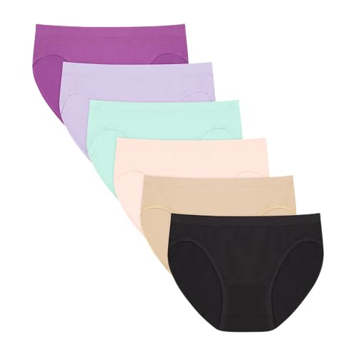 Hanes Women's Comfort Flex Fit Seamless Bikini Panty (Pack of 6)
