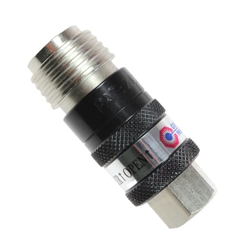 Coilhose Pneumatics 151USE 5-in-1 Automatic Safety Exhaust Coupler, 1/4" Body Size, 3/8" Female NPT