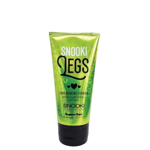 Supre Snooki Ultra Dark Leg Bronzer W/ Hair Growth Inhibitors 6 OZ by Supre