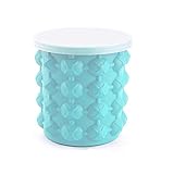 Material: Resina PP Silicona Cubo de Hielo mágico Redondo de Silicona Cubo portátil Champán Whisky Enfriador de Cerveza Necesidades de Verano Utensilios de Cocina con Tapa