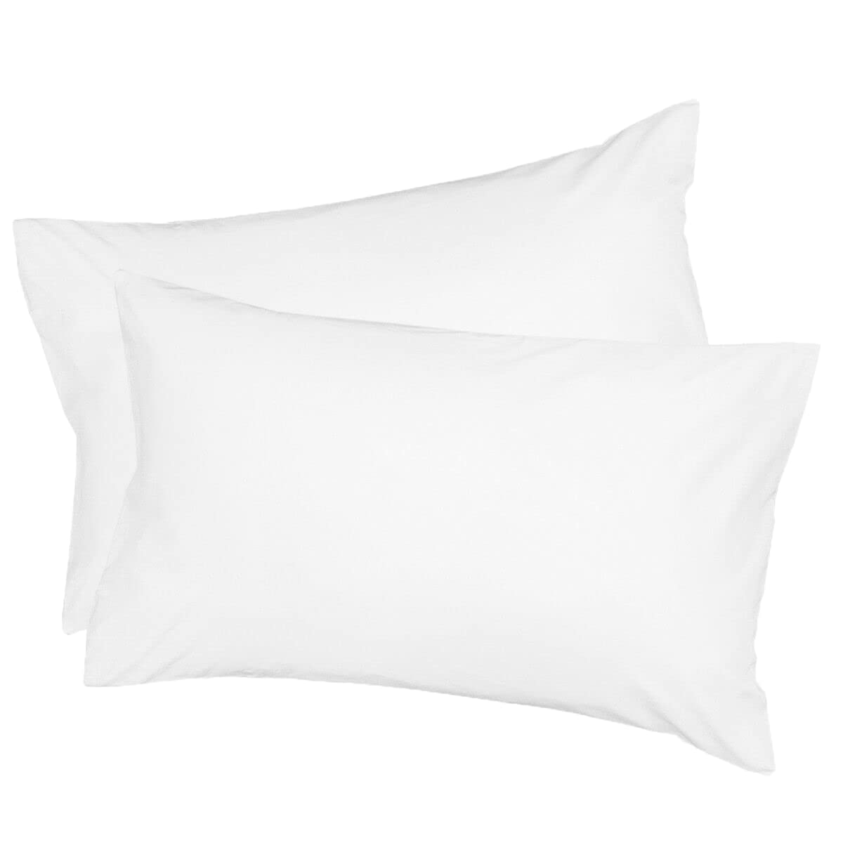 1,2,3,4,5,6 Pair Poly-Cotton Pillowcases, Cream - Image 8