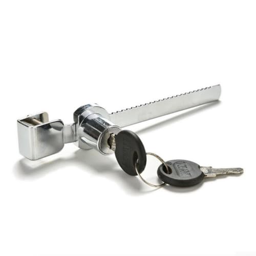 Sistema di chiusura per porte scorrevoli per rettili e vetrine in vetro (4-8 mm)