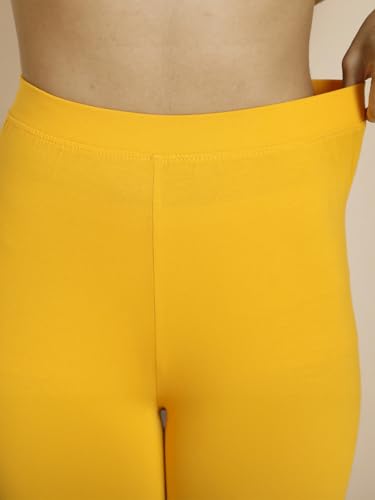 Image of TWIN BIRDS Women Viscose Ankle Leggings | Stretchable Kurti Wear Bottom